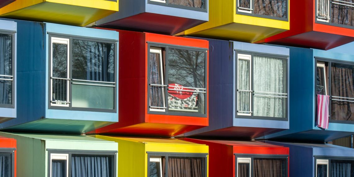 Free stock photo of colors, facade, windows